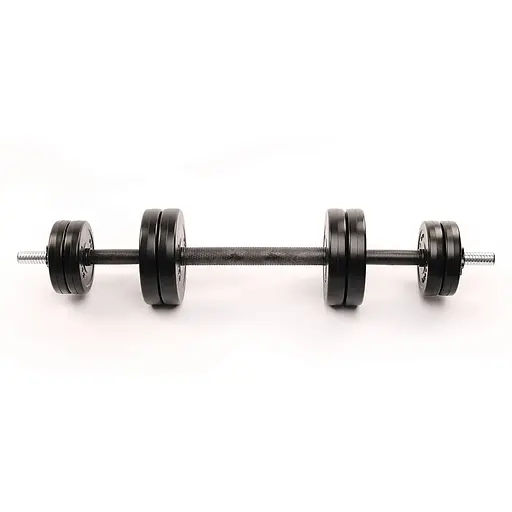 Гантелі Elitum 2х16кг + подовжувач грифа для штанги - фото 2