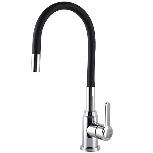 Змішувач для кухні Domino Ellipse DCC-203L-black 000025128 Чорний - фото 1