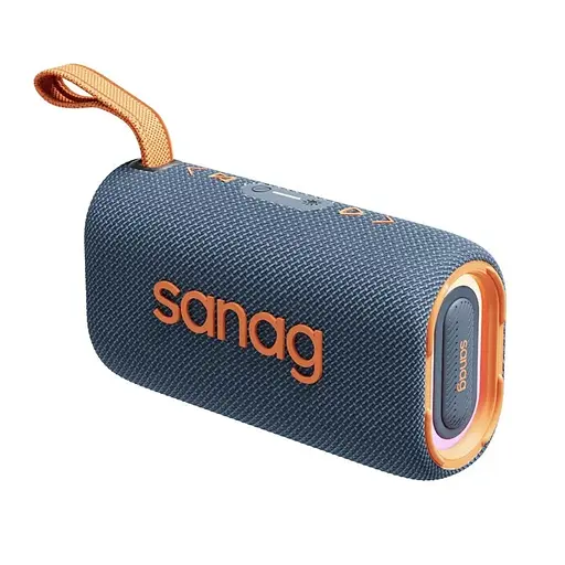 Портативна Bluetooth-колонка Sanag M30S PRO з RGB-підсвіткою синій
