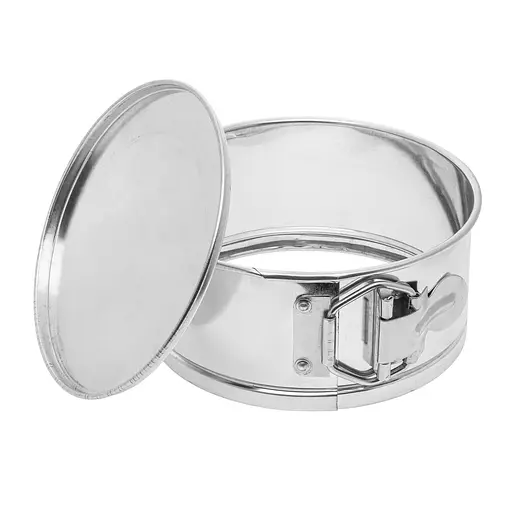 Набір з 3 роз'ємних форм зі знімним дном для випікання складання бенто-тортів Ø 12/14.5/16 см H 6.5 см, Master Class Сірий 86360 - фото 4