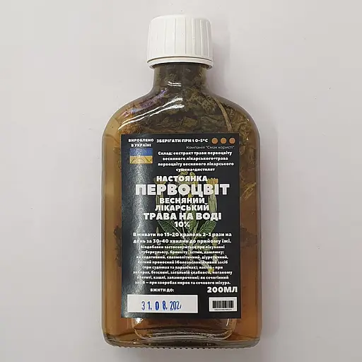 Водная настойка на траве первоцвета лекарственного 200 мл - фото 1