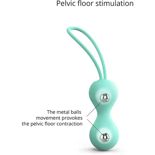 Вагінальні кульки Love To Love Joia - Enjoy Mint - фото 3