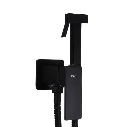 Набір гігієнічного душа прихованого монтажу Topaz Odiss TO 18604-H62-BB, Чорний матовий - фото 3