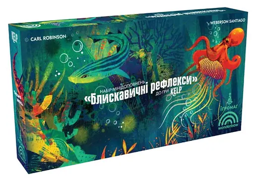 Настільна гра Ігромаг Kelp: Акула проти Восьминога (Kelp: Shark vs Octopus) + доповнення Блискавичні рефлекси (Brilliant Behaviours Mini Expansion Set) (укр.) (8089) - фото 4