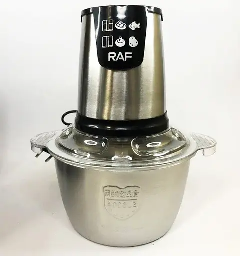 Універсальний подрібнювач кухонний RAF R7009G м'ясорубка чоппер 1000 Вт 2л - фото 2