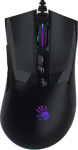 Миша A4Tech Bloody W90 Pro RGB Stone Black