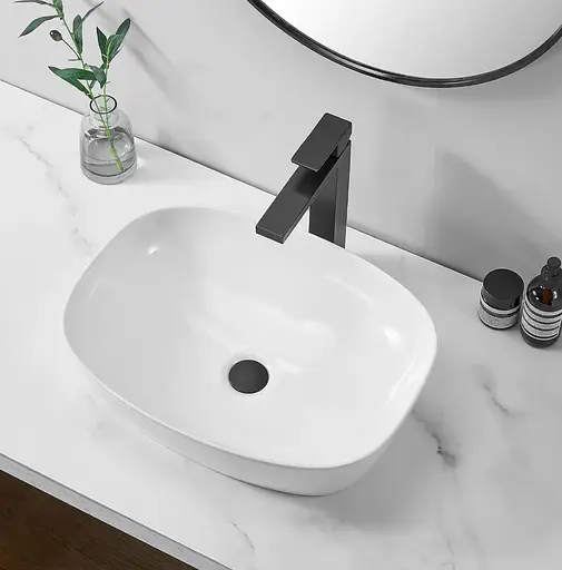 Умивальник Rea Freja white накладний REA-U6616, Білий - фото 2