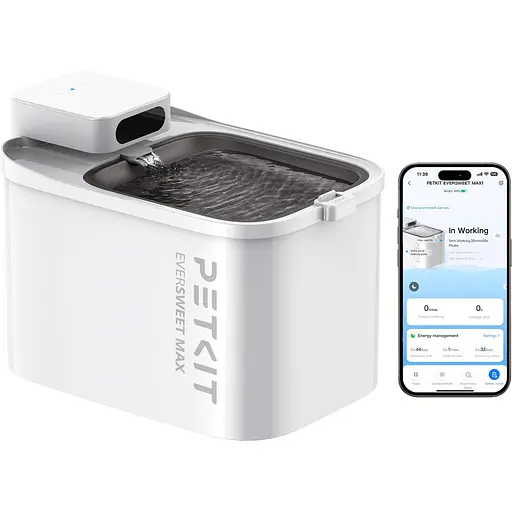 Поїлка для тварин Petkit Eversweet Max Smart Pet Drinking Fountai P4115 White (122383) - фото 3