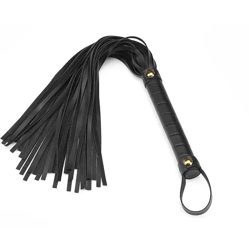 Флогер Liebe Seele Black Organosilicon Flogger