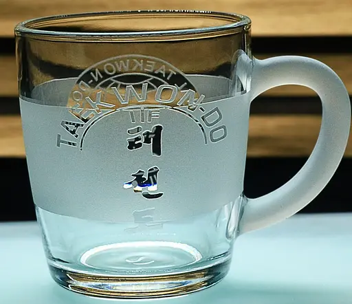 Чашка для чаю води 350 мл з гравіюванням Таеквон-До ІТФ скляна кружка подарунок для спортсмена тренера - фото 4