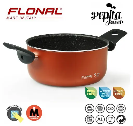 Кастрюля Flonal Pepita Granit 2,5л (PGFC22050) - фото 2