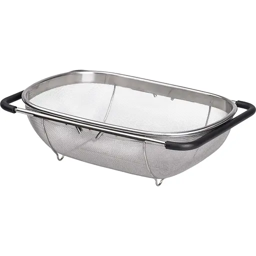 Друшляк-сито на раковину Zhongjing HP-19-18-L для миття продуктів 36х25х10.5 см - фото 3