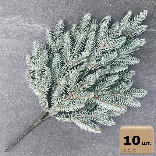 Гілка ялинки штучна Hvoya Classic блакитна 60 см 10 шт.