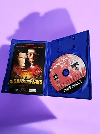 Диск с игрой на PlayStation 2 The Sum of All Fears - фото 2