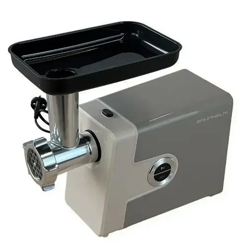 Электрическая мясорубка Grunhelm AMG181STJ с насадкой для томатов и колбас 1800 Вт - фото 4