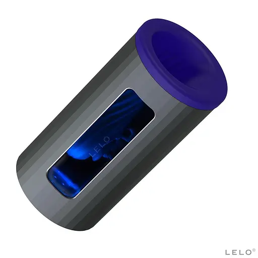 Смарт мастурбатор Lelo Hex F1S V2 Blue, вібрації, технологія Sensonic, гра у додатку - фото 2