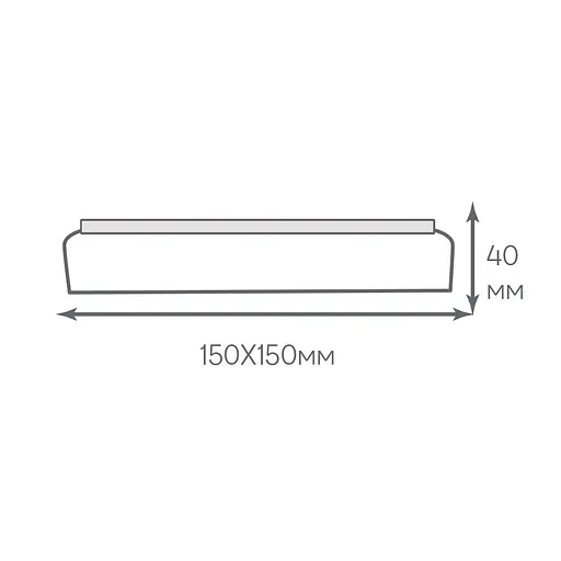 Світлодіодний накладний світильник Ardero AL806ARD 18Вт 5000K білий - фото 2