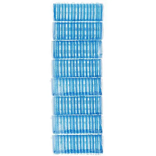 Бигуди-липучки SPL 25 мм голубые 8 шт. - фото 1