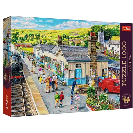 Пазл Trefl Час чаювання: Залізничний вокзал 1000 ел. (10810) - фото 1