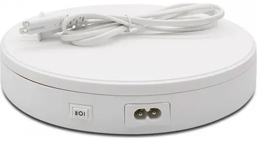 Поворотний стіл Puluz DCA2153W 22см White [88754] - фото 3