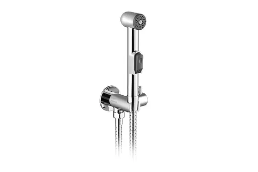 Набор гигиенического душа (запорный вентиль) Ravak BM 040.00 X070077, Хром - фото 1