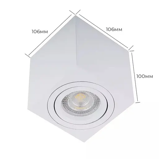 Точковий світильник MJ-Light KUBUS WH 12017 - фото 3