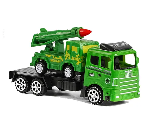 Машина MR 132 инерция, тягач, ракетная установка, в пакете (6973752115435) - фото 1