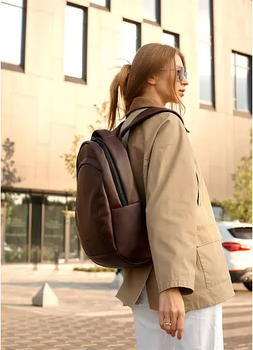 Рюкзак унисекс Sambag Zard LZN шоколадный 46 х 28 х 13 см (25000020) - фото 4