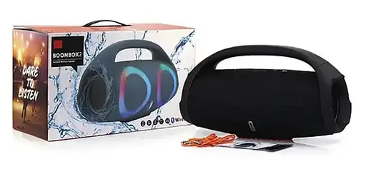 Портативная Вluetooth колонка Boombox 2 B15/ 8172 Бумбокс RGB‑подсветка 1800 mAh 2х5 Вт microSD Вlack - фото 2