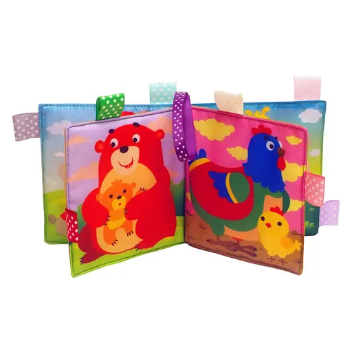 Мягкая книжка-пищалка "Мама и малыши" Книжковий хмарочос 403747 - фото 2