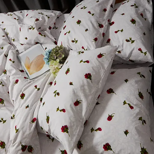 Комплект постельного белья Moon&Star Бязь Gold Люкс Romantic Rose King Size 220x240 наволочки 2х50х70 - фото 7