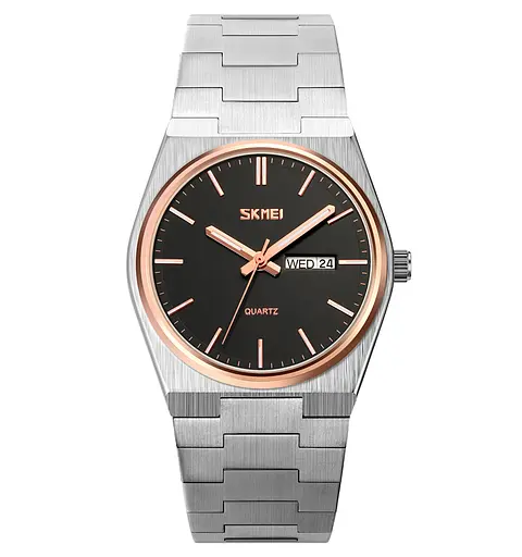 Годинник наручний чоловічий 9288SIRGBK Silver-Rose Gold-Black Skmei acs0029796 - фото 1