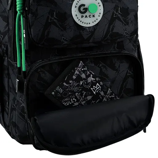 Рюкзак GoPack Education 120M-4 Unlimited Чорно-сірий (GO26-120M-4) - фото 10
