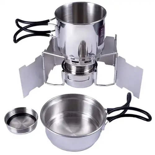 Туристический набор для приготовления пищи Tatonka Alcohol Burner Set 4133.000