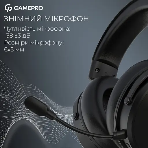 Наушники GamePro Asgard Skadi Wireless Black (HSW191B) - фото 9