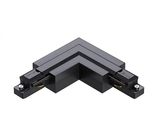 Соединение угловое 90° левое, черное KLOODI KDTR3-363 L BK - фото 1