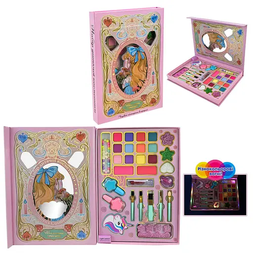 Дитячий набір косметики "Маленька красуня" Shantou Jinxing UKR2401 з підсвіткою - фото 4