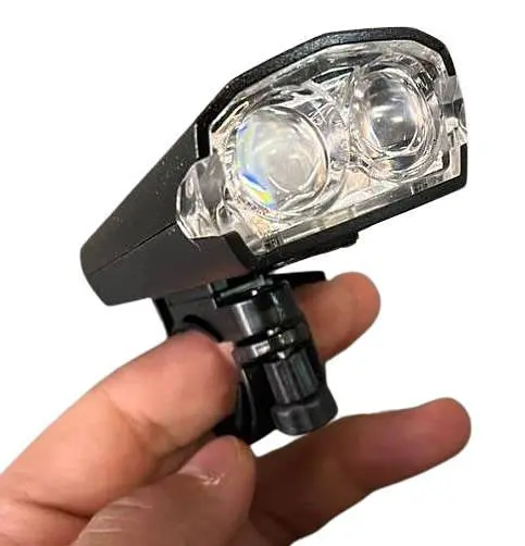 Велофара передняя с велосипедным звонком SB-265 аккумуляторный велофонарь USB Черный - фото 2