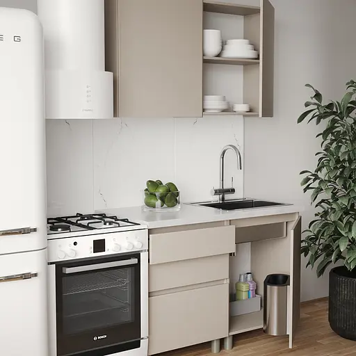 Кухня модульная MebelStar Нео 1,2 м Кашемир (MBS-1806) - фото 4