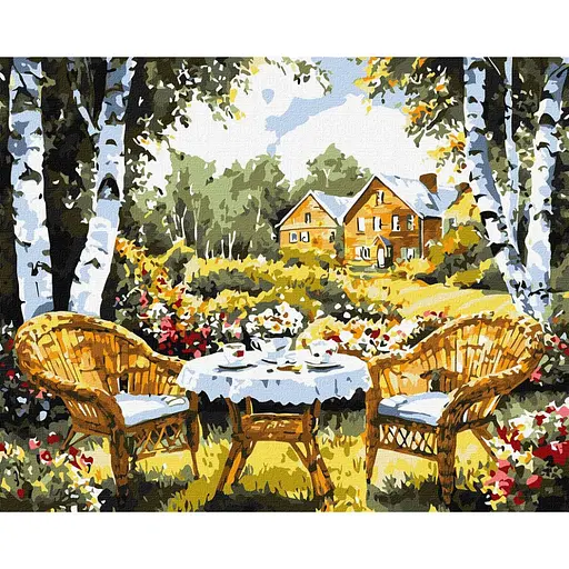 Картина за номерами "Дача мрії" ©art_selena_ua Ідейка KHO6378, 40х50 см - фото 1