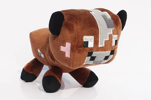 М'яка іграшка Minecraft Bull Майнкрафт Бик 18 см 41.51.459 - фото 2