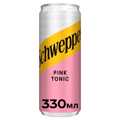 Напій Schweppes Pink Tonic безалкогольний 330 мл (953755) - фото 2
