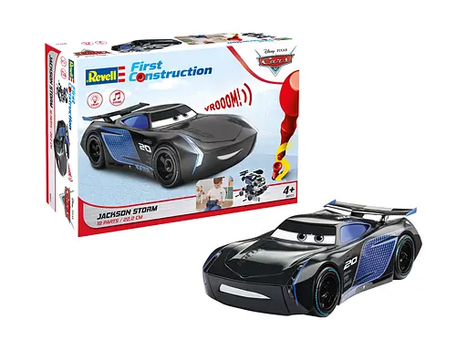 Конструктор Revell Jackson Storm Disney Cars машинка зі світлом та звуками чорний 00921