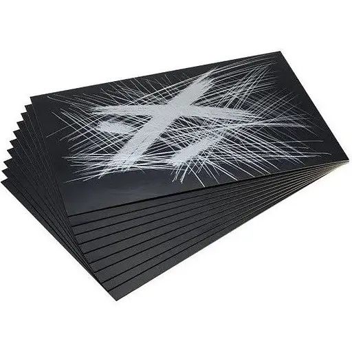 Фольга для гравюры Essdee Серебро 305х229 мм SFB3 10 шт. - фото 2