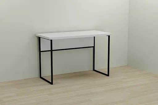 Комп'ютерний стіл Ferrum-decor Коді 75x120x70 чорний ДСП Білий 32мм (FRD-103776)