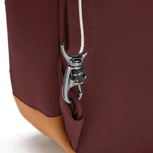 Рюкзак антивор Pacsafe Go 15 л backpack бургунди (35110345) - фото 7