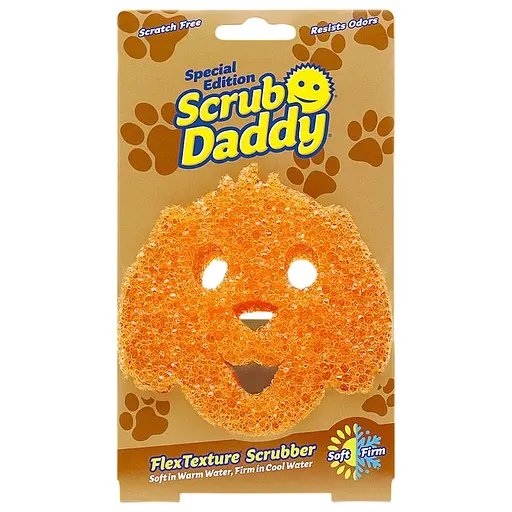 Scrub Daddy Dog - губка з FlexTexture, багатоцільова, без шкідливих запахів, 1 шт