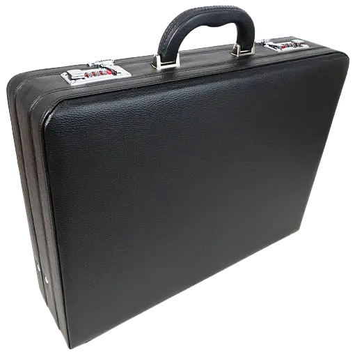 Классический кейс Portfolio из эко кожи черный sum0028874 - фото 4