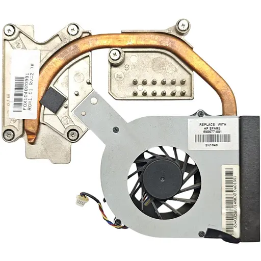 Система охолодження для ноутбуку HP Probook 4520s 4720s (598677-001) - фото 1