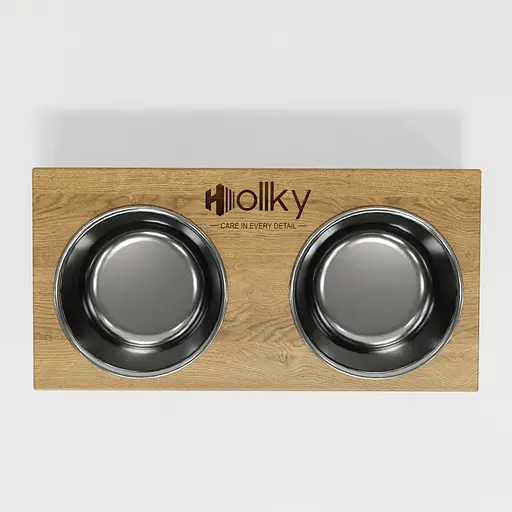 Hollky StellWood — миски на підставці для маленьких собак та котів (2 × 0,45 л) - фото 8